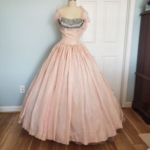 1950's Pink Ballgown, S